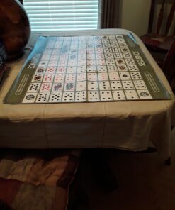 Jax Giant (aka Jumbo) SEQUENCE Game - Box Edition with Cushioned Mat, Cards and Chips, Package Colors May Vary , Blue JUMBO BOX Standard Packaging 16 C1lGJwsxoHS