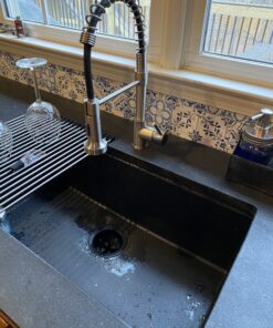 Kraus KGU-413B Undermount Single Bowl Granite Kitchen Sink, 31 Inch, Black 66 C1lHtHl8T3S