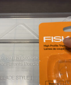 Fiskars TripleTrack Titanium Trimmer Replacement Blades - 2-Pack - High Profile Style I Blades - Arts and Crafts - Orange Triple Track Blades 33 C1lfP8ylMS