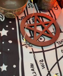 AzureGreen Pentagram Altar Tile 4" (Brown) (Brown) (Black) (Brown) 19 C1ljHAr9p2S