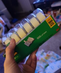 Scotch Magic Tape, Invisible, Repair Christmas Cards and Use as Holiday Gift Wrap Supplies for Christmas, 6 Tape Rolls With Dispensers 51 C1mA1GrMUhS