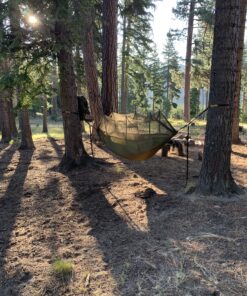 Wise Owl Outfitters Hammock Straps for Trees Heavy Duty - Set of Two 10ft Long, 1 Inch Thick Camping Hammock Tree Straps w/ 38 Loops & 2D Carabiners - Essential Hammock Accessories Grey 37 C1mfCLTBXNS 1