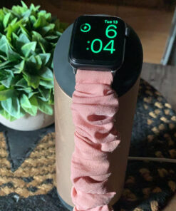 elago W Charging Stand Compatible with Apple Watch Series Ultra2/Ultra/9/8/7/6/SE/5/4/3/2/1/SE (49mm, 45mm, 44mm, 42mm, 41mm, 40mm, 38mm) - Premium Aluminum, Fits Within Car’s Cupholder (Rose Gold) Rose Gold 24 C1mtHtRTFVS