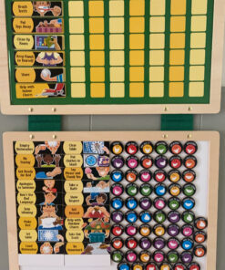 Melissa & Doug Deluxe Wooden Magnetic Responsibility Chart With 90 Magnets 45 C1n3qrRYlXS 1