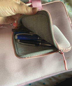 Hseok 13-14 inches Laptop Sleeve Elastic Neoprene Case, Water Repellent Notebooks Hand Bag with Handle and Small Case,Black 13-13.5 inch Black 24 C1npWZZPaPS