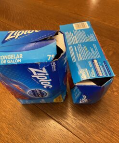 Ziploc Quart Food Storage Freezer Bags, New Stay Open Design with Stand-Up Bottom, Easy to Fill, 75 Count 41 C1oABa zZSS