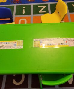 Carson Dellosa 30-Piece 17 1/2” x 4” Quick Stick Traditional Manuscript Name Tags for Classroom, Adhesive Name Plates for Student Desks, Classroom Name Tags With Ruler, Shapes, Numbers, and Alphabet 29 C1omMohxazS