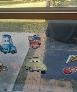 RoomMates RMK1520SCS Disney Pixar Cars Piston Cup Champs Peel and Stick Wall Decals 28 C1pyNQi6R4S