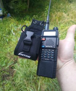LUITON Radio Holder Walkie Talkie Pouch Molle Radio Pouch BaoFeng Radio Holster Strap Radio Case for Duty Belt Compatible with BaoFeng UV5R 888S F8HP Kenwood Icom HYT Arcshell Retevis H777 (1 Pack) MSC-20C 1Pack 37 C1qECuSh2qS