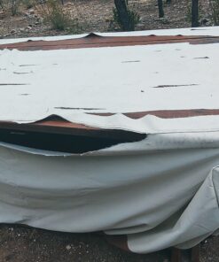 Amazon Basics Dining Table Outdoor Patio Furniture Cover, 75" Rectangle Rectangular Table 75"x45" 35 C1r6 7w3jS