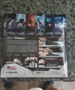 Mission Darkness Non-Window Faraday Bag for Phones // Device Shielding Law Enforcement & Military, Executive Privacy, Travel Data Security, Anti-Hacking Anti-Tracking Anti-Spying Assurance 1-Pack 51 C1r9f72MKS 2