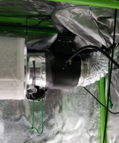 TerraBloom 4 Inch Inline Fan ECMF-100 - Quiet HVAC Grow Tent Fan with Digital Speed Controller- Premium Metal Casing 40-75% Energy Efficient EC Motor - For Large Spaces 4" / 100mm Diameter (141CFM, 21W, Steel Housing) 41 C1ryg0nlu6S