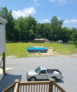 Intex 24ft X 12ft X 52in Ultra Frame Rectangular Pool Set with Sand Filter Pump, Ladder, Ground Cloth & Pool Cover 24 ft x 12 ft x 52 in 51 C1spzC7wvpS