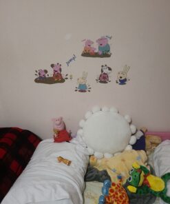 RoomMates RMK3183SCS Peppa The Pig Peel and Stick Wall Decals 63 C1sxB0MM8nS