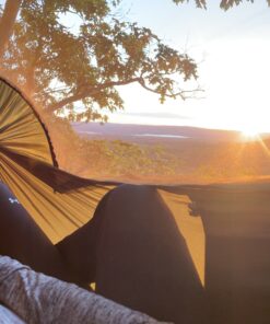 G4Free Large Camping Hammock with Mosquito Net 2 Person Pop-up Parachute Lightweight Hanging Hammocks Tree Straps Swing Hammock Bed for Outdoor Backpacking Backyard Hiking Army Green 36 C1tBkX7eacS