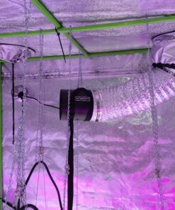 VIVOSUN 2-Pack 6 Inch 8 Feet Non-Insulated Flex Air Aluminum Ducting Dryer Vent Hose for HVAC Ventilation, 4 Clamps Included 6" x 8FT 51 C1tZyaWHBjS