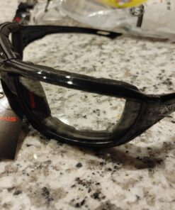 Radians XT1-11 Extremis Full Black Frame Safety Glasses with Clear Anti-Fog Lens 28 C1tq1BL2gAS