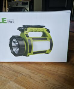 LE Rechargeable LED Camping Lantern, 1000LM, 5 Light Modes, Power Bank, IPX4 Waterproof, Lantern Flashlight for Hurricane Emergency, Hiking, Home and More, USB Cable Included 84 C1tz4U5MGqS