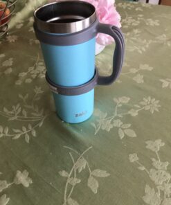 F-32 Handle - 19 COLORS - 20oz Size - Compatible with 20 Oz YETI Tumbler Travel Mug - BPA FREE (20OZ, ZEN GRAY, 1 Count (Pack of 1)) 20ozZen Gray 20.0 ounces 29 C1uBgOyRrOS