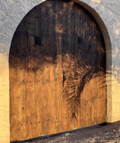 A29 Hardware Cast Iron Speakeasy Door Grill/Grille with Viewing Door, Black Powder Coat Finish, Medium Size Medium-Black 54 C1uei 6agHS