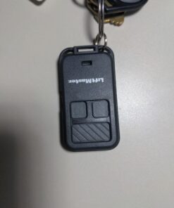 LiftMaster 890max Mini Key Chain Garage Door Opener Remote, 2.5" Long x 1.25" Wide x 1/2" Thick, Black with Gray Buttons 35 C1v1GoV9NvS