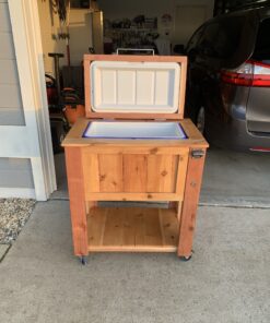 Coleman Chiller Series 48qt Insulated Portable Cooler, Hard Cooler with Ice Retention & Heavy-Duty Handles, Great for Camping, Tailgating, Beach, Picnic, Groceries, Boating & More Blue 25 C1v4ND8 vdS