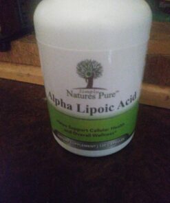 Simply Natures Pure Alpha Lipoic Acid 600mg 120 Veggie Capsules, Non-GMO Thioctic Acid 4 Month Supply 120 Count (Pack of 1) 29 C1vJRhALO2S