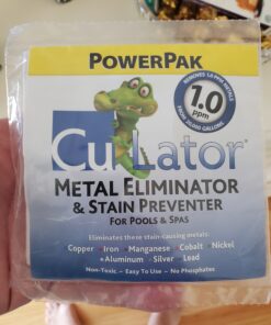 CuLator Metal Eliminator & Stain Preventer for Pools & Spas PowerPak 1.0 1-Pack 27 C1vcsmA M S