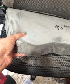 ComfiLife Premium Comfort Seat Cushion - Non-Slip Orthopedic 100% Memory Foam Coccyx Cushion for Tailbone Pain - Cushion for Office Chair Car Seat - Back Pain & Sciatica Relief (Gray) Gray 49 C1w8QciMS 1