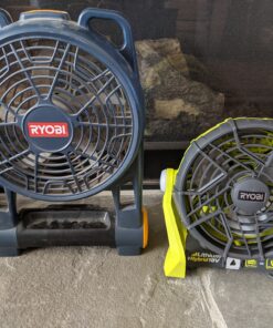 Ryobi P3320 18 Volt Hybrid One+ Battery or AC Powered Adjustable Indoor/Outdoor Shop Fan (Battery and Extension Cord Not Included/Fan Only) 1 27 C1wMUbcsyAS
