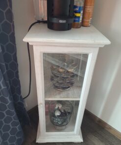 Nifty Vertuoline Coffee Pod Carousel – Nickel Chrome Finish, 28 Pod Capsule Holder, Spins 360-Degrees, Lazy Susan Platform, Home or Office Kitchen Counter Organizer 31 C1whjE2PwS