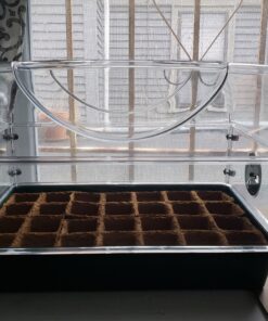 EarlyGrow 93763 Medium Seed and Herb Domed Propagator with Vented Side Height Extension, Extender, Green Medium with Side Extender 67 C1x4VIO3QYS