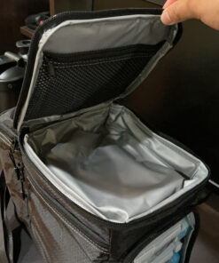 Evolutionize Meal Prep Insulated Lunch Bag - Meal Prep Cooler Bag Patented Lunch Box includes Portion Control Meal Prep Containers + Ice Pack (3 Meal, Black) 3 Meal Black/Black 37 C1xAHV6FsRS