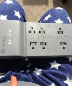 Belkin Surge Protector Power Strip - 8 AC Multiple Plug Outlet & 12 ft Heavy Duty Extension Cord - Outlet Extender - Flat Plug Power Strip - Great for Home, Office & Computer Charging - 3,550 Joules 12 feet 8-Outlet 28 C1xotJNPG9S