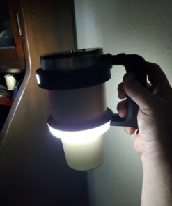 NEBO Stainless Steel 6668 GLOW - Light + Handle for your 30oz tumbler - YETI Rambler, Ozark Trail and more,Black, 1 Count (Pack of 1) Nebo Glow Tumbler Handle 49 C1xrvZPlKnS