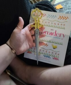 Furniture Creations Renaissance Dagger Style Scissors with Sheath Cover 14 C1yKab5P87S