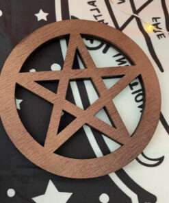 AzureGreen Pentagram Altar Tile 4" (Brown) (Brown) (Black) (Brown) 21 C1z2ZN6odDS
