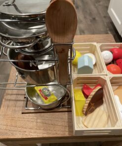 Melissa & Doug Food Groups - 21 Wooden Pieces and 4 Crates, Multi - Play Food Sets For Kids Kitchen, Pretend Food, Toy Food For Toddlers And Kids Ages 3+ 43 C1zC3XJBT6S 1