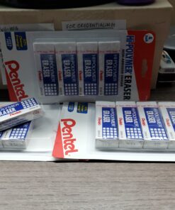 Pentel® Hi-Polymer Erasers, White, Pack Of 4 4 Count (Pack of 1) Large Block Eraser 31 C1zmlQzdBXS
