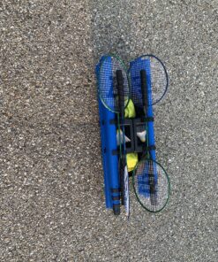 EastPoint Sports Easy Setup Badminton Set - Backyard Outdoor Game for Family Fun - Includes 2 Racket & 2 Shuttlecocks 53 D18bUw1cppS