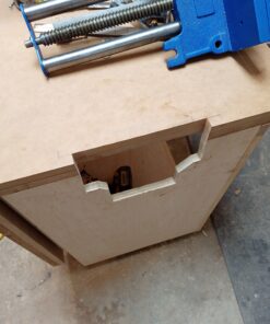 Yost Vises M9WW Rapid Action Woodworking Vise | Quick Release Lever for Quick Adjustments | 9 Inch Jaw Width | Made with Heavy-Duty Cast Iron | Blue Yost M9WW 86 D1syHDaAKwS