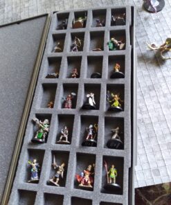 Chessex Figure Storage Boxes: Role Playing Games (RPGs) - Large Figure Storage Boxes - Larger 25mm Figures - 56 Figure/Humanoids Capacity 19 D1ywlEWlQS