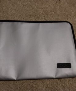 Expanding File Folder Important Document Organizer Fireproof and Waterproof Document Bag with A4 Size 13 Pockets Zipper Closure Non-Itchy Silicone Coated Portable Filing Wallet Pouch(Silver) Silver,13 Pockets 18 E1kFB5g2X S