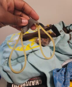 BASUNE Solid Wooden Slingshot Toys with Classic Construction Hunting Slingshot for Catapult Game, Outdoor, Hunting-for Kids/Children/Adult Deep Brown 39 E1rHIaUsbS